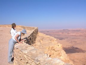 Marianne bij Mitzpe Ramon